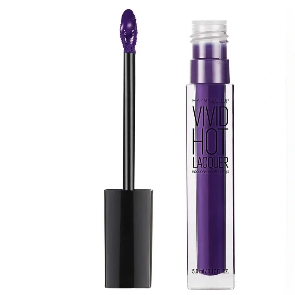 Maybelline color sensational vivid hot lacquer lipgloss‎ royal 78 lip makeup new